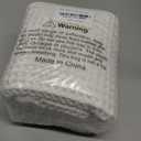 ZALL Waffle Bath Mat White Super Absorbent Non Slip Bathroom Rug 24x36inch,Machine Washable Ultra Soft Floor Mats