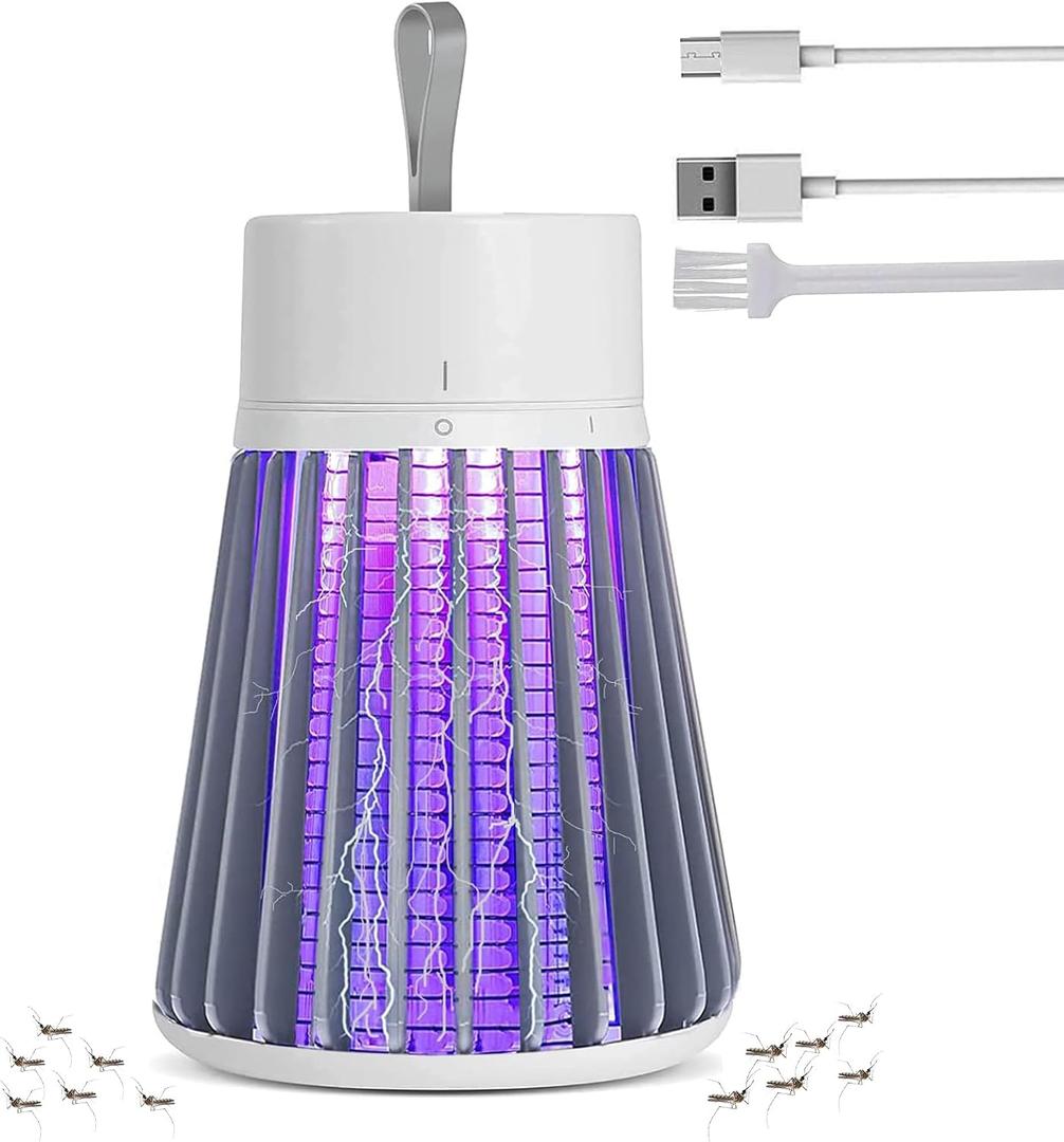 Rechargeable Bug Zapper for Indoor & Outdoor, Portable Mosquito Killer and Fly Trap for Home, Patio, Yard, Garden, and Campsite