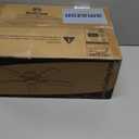 ZMISHIBO 52 Inch Ceiling Fans with RGB Lights, Low Profile Flush Mount Ceiling Fan with App&Remote Control, Dimmable 20W LED Light, Black Modern Fan for Living Room, Bedroom, Game Room