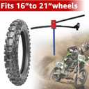 BESTOOL Dirt Bike Tire Changing Kit for Motocross, Enduro and Dirt Bikes - Dirt Bike Tire Changing Tool for 16" to 21" Wheels, Quick Mount Without Pinching Tubes - 20mm Axles