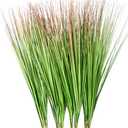 BohoSM 8 Bundles Artificial Plants Onion Grass 27" Wheat Grass Greenery Faux Fake Shrubs Plant