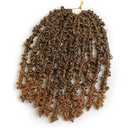 ZRQ Butterfly Locs Crochet Hair 12 Inch 10 Pcs Crochet Bob Hair Pre-twisted Distressed Faux Locs Crochet Braids Pre-looped Hair for Women #T27
