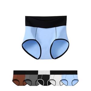 ORLAROY High Waisted Underwear for Women Cotton Tummy Control Ladies Panties Postpartum Breathable Full Coverage Briefs Pack 5,  L