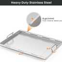 Stanbroil Stainless Steel Flat Top Griddle, Full-Size Griddle Insert for Weber Genesis II and Genesis II LX 300 Series Gas Grill