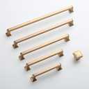 9BUILD 20 Pack 5 Inch Champagne Bronze Cabinet Handles - Dresser & Kitchen Pulls
