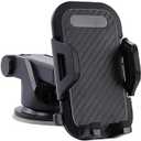 RORPOIR Adjustable Carbon Fiber Car Phone Holder with Air Vent Bracket Flexible Smartphone Stand for GPS and Mobile Devices Fit for Screens
