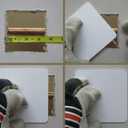 Drywall Access Panel Square Size #1 : 3 1/8 in X 3 1/8 in (7.9 cm X 7.9 cm) [2" to 2.9" Longest Hole Width or Height]