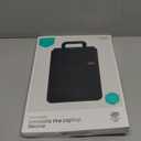 Nillkin Upgraded 13-14 Inch Laptop Sleeve Case for MacBook/Dell/HP/Lenovo/Asus, Unique Slim Travel Computer Bag with Adjustable Stand & Mouse Pad, Magnetic Handle, PU Leather, Black