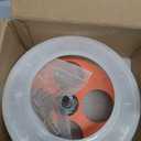 6.25 Hole Saw for Recessed Lights Can Lights, 6-1/4 Inch Hole Cutter with Dust Bowl Catcher for Led Recessed Lighting 6 Inch and Wood Metal Drywall, Bi-Metal Construction (Orange)