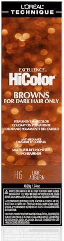 L'Oréal Technique HiColor Browns & Blondes Permanent Hair Color - Lifts Dark Hair in One Step Leaving No Brassiness, Rich and Smooth Creme Formula, Intense & Long-Lasting