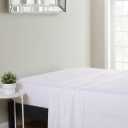 Fitted Sheet Bedding, Queen, White, 1 Pc