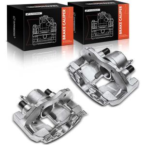 A-Premium Disc Brake Caliper Assembly with Bracket Compatible with Select Ford Models - Focus 2004 2005 2006 2007 - Front Driver and Passenger Side, 2-PC Set