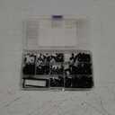 M3/M4/M5/M6/M8 Black Socket Hex Thread Iron PCB Assortment Grub Screws Bolt Assortment kit Cup Point Fastener Wrench