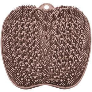 BESKAR Shower Foot Scrubber Mat with Non-Slip Suction Cups, Foot Spa Brush for Cleaning & Exfoliating Your Feet No Bend, Foot Points Reflexology Mat for Relax Your Feet