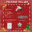 DIY Crochet Christmas Tree Kit for Beginners, Handmade Crochet Christmas Tree Kits - Easy Crochet Kit with Simple Instruction Manual, for Christmas