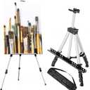 Easel Stand for Painting - Art Easels for Adults Paint - Large Standing Metal Canvas Stand - Floor Adjustable Tall Drawing Easel Tripod
