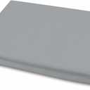 InteVision 400 Thread Count, 100% Egyptian Cotton Bed Wedge Pillowcase; Replacement Cover Designed to Fit The 12" (Height) Version of The InteVision Foam Wedge Bed Pillow (25" x 24" x 12") (Gray)