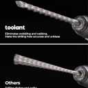 toolant Masonry Drill Bit,SDS Plus Rotary Hammer Drill Bits Set Assorted Set 7pcs(5/32"-1/2") 6inch,Carbide Tipped 2-Cutter for Concrete,Masonry and Brick
