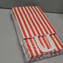 Skyygemm 32 Pcs Paper Gift Bags Bulk with Handle, 6.3 x 3.2 x 8.6 Inch Assorted Colors Kraft Goodie Candy Treat Gift Wrap Bags for Carnival Valentine Birthday Party Favor (Red and White)