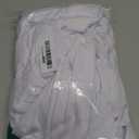 1-Pack 24"x43" White Round Cocktail Table Skirts | Stretch Spandex Fitted Tablecloths | Stain-Resistant, Wrinkle-Resistant, and Machine Washable for Bars, Weddings, Parties, and Banquets