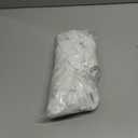 Alimens & Gentle Men's Dress Shirt Regular Fit Stretch Stain Shield Long Sleeve Solid Business Wedding Button Down Shirts (Medium, White)