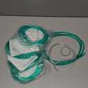 JWYN 5pk 7Ft Adult Oxygen Nasal Cannula, High Flow, Salter Style, Trumpet Connector (Green)