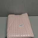 Bedsure Cooling Cotton Waffle King Size Blanket - Lightweight Breathable Blanket of Rayon Derived from Bamboo for Hot Sleepers, Luxury Throws for Bed, Couch and Sofa, Pink, 104x90 Inches