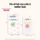 Dream On Me Twilight 80 Coil Spring Crib and Toddler Bed Mattress, Wave Pink, 5"