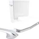 Toilet Handle Replacement Trip Lever Compatible with Kohler 87115-CP Toilet, Toilet Flush Handle Side Mount, Chrome