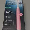 Philips Sonicare 4100 Series Electric Toothbrush - Sonic Toothbrush with Advanced Sonic Technology, Pressure Sensor, Two Intensity Settings, Smartimer & Quadpacer, Deep Pink, Model HX3681/26