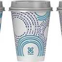 Dixie To Go Paper Coffee Cups With Lids, 12 oz, 156 Count (6 packs of 26 cups), Disposable Insulated Paper Cups for On-The-Go Hot or Cold Beverages