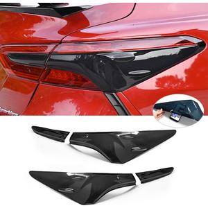 Tail Light Lamp Cover Guard Trim 4Pcs for Camry 2024 2023 2022 2021 2020 2019 2018 Tail Light Frame Bezels Decoration Protector Accessories