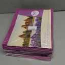 Zzrywuty 50 Packs Heavy Duty Rose Purple 2 Pocket Folders with Business Card Slot,Holds 100 Sheets Fits Letter Size File Folder Presentation Folder for School,Office,Home