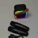 Kinglucky Mini Karaoke Machine for Kids, 2025 TOP Birthday Gifts Ideas for 3-12 Year Old Girls, Christmas Party Gifts Kids' Personal Video Players Accessories with 2 Wireless Microphones - Black