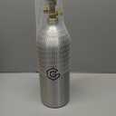 5lb Aluminum New CO2 Tank, DOT Approved Gas Cylinder with CGA 320 Valve for Kegerators and Draft Beer Dispensing