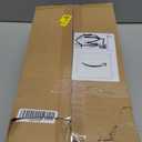 LEPOWER Wood Tripod Floor Lamp, Mid Century Standing Lamp, Modern Design Studying Light for Living Room, Bedroom, Study Room and Office, Flaxen Linen Shade with E26 Base Brown