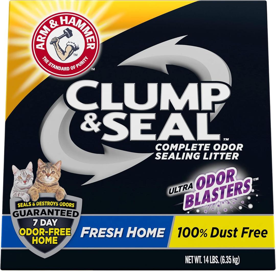 ARM & HAMMER Clump & Seal Cat Litter, Fresh Scent 14lb