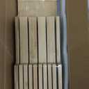 NIUXX Bamboo In-Drawer Knife Block Set for 9 Knives(Not Included), Large Kitchen Detachable Washable Cutlery Slot Organizer Storage Holder for Sharpening Steel and Cutter