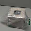 Rattan Tissue Box Cover Square, Hand Woven Wicker Tissue Holder, 5.5 x 5.5 X 5.7 inch, Whitewash