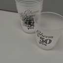 Acellegic 50 Pack 50th Birthday Frost Cups 12 oz Cheers to 50 Years Birthday Decorations Disposable Clear Plastic Cups for Women Men Cold Drinks Wedding Anniversary Party Favors