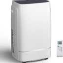 13000 BTUs Portable Air Conditioner with cooling/dehumidification/fan/sleep mode, 4-IN-1 Portable AC with 24H Timer & Remote Control & Window Kit