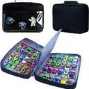 Mi Ya Mi Lai 48 Slots Toy Cars Storage Case Compatible with Hot Wheels, Hotwheels Carrying Case forMatchbox Cars,Mini Toys.Hot Wheels Storage (Black Bag Only)