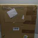 VICITON Modern Narrow Faux Leather Nightstand, Solid Wood Drawer, Storage Accent Table, Small Side End Table for Bedroom (Cream White, Narrow)