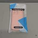 NITITOP Compatible with iPhone 16 Pro Case Cute Simple Design Stylish Enhanced Camera Protection with Wrist Adjustable Hand Strap Kickstand Grip Holder Touch Soft Protective Cover - Pink