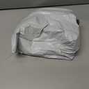 Bioworld Hello Kitty Character Face White Glitter 6" Cosmetic Pouch