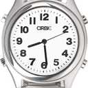 Talking Watch with Large Numbers and Expandable Strap, self-Setting for Visually impaired, Blind or Elder People
