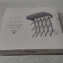 Termichy Baby Bottle Drying Rack: Large Vertical Bottle Dryer Rack Holder - Space Saving Standing Drying Rack for Baby Bottles and Pump Part Cleaning (White)