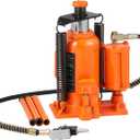 VEVOR Air Hydraulic Bottle Jack, 20 Ton/40000 LBS All Welded Bottle Jack, 10.4-19.7 inch Lifting Range, Manual Handle and Air Pump, for Car, Pickup, Truck, RV, Auto Repair, Industrial Engineering