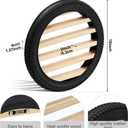Lineshading Tire Toy Box Wall Car Display Shelf Model Car Display Case Stand for 1/64 Collectibles Cars,Collectibles,Toy Figurines(Diameter 16 Inches)