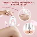 Facial Epilator for Women, Lady Epilators Hair Removal for Face, Epilators with LED Light, Two Speed Hair Removal Device, Epilator for Women, Pluxy Facial Hair Removal for Bikini Arm Legs Armpits